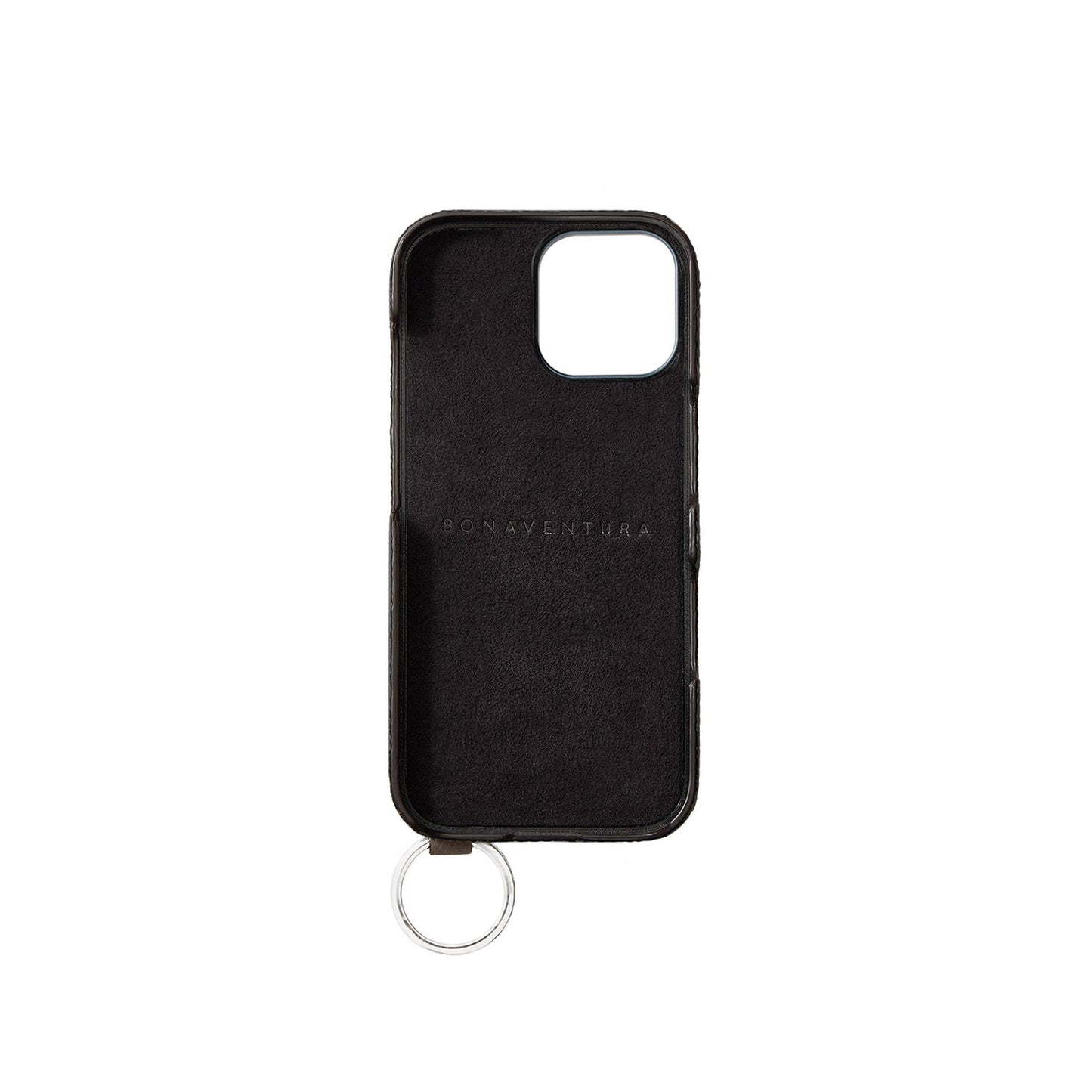 (iPhone 16e) ハンドル付き バックカバーケース シュリンクレザー